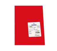 Canson pack de 50 cartulina 185g a3 rojo