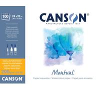 Canson Pad Montval Cold Pressed Bloc de dibujo 32 x 24 cm 200 g Natural White