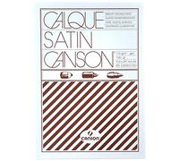 CANSON, Papeles técnicos, Suave, 110 gsm, Hoja, A4-21 x 29,7 cm, Transparente, 100 hojas