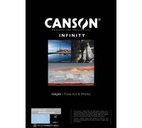 Canson Infinity Somerset Enhanced Watercolour White, Papel fotográfico digital, Texturizado, 240, 89, Caja, A4-21 x 29.7 cm, Caja de cartón impreso, Blanco, 25 hojas
