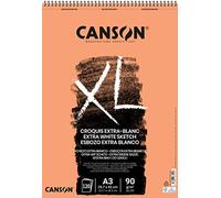 Canson XL Extra White Fino 90g Álbum Espiral Microperforado A3 120H