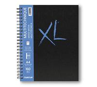 Canson XL Mix Media Cuaderno A4 60 hojas Ligero 160g, Blanco, C31200L022