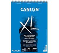 Canson XL Mix Media Texturado Álbum Espiral Microperforado A3 50 hojas 160g
