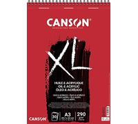 Canson XL Óleo & Acrílico Álbum Espiral A3 30H Fino 290g