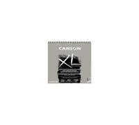 CANSON XL Sand Grain Dry Mixed Media 160gsm A3 Paper, Sand Finish, Spiral Pad Short Side, 40 Grey Sheets, Ideal for Professional Artists & Illust