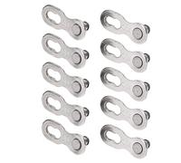 CANSUCC 5 pares/juego de conectores de eslabones de cadena, hebilla de liberación rápida para cadena de bicicleta duradera (10S)