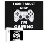 Can't Adult Now I'm Gaming - Rompecabezas de 300/500/1000 piezas, regalos desafiantes personalizados para adultos, 500 unidades