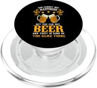 Can't Buy Happiness But You Can Buy Beer Drinking Beer Lover PopSockets PopGrip para MagSafe