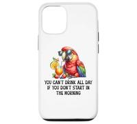 Cant Drink All Day if You Dont Start Morning Drinking Parrot Carcasa para iPhone 12/12 Pro