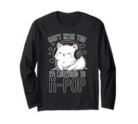 Can't Hear You, Escuchando K-Pop Cute Cat Music Manga Larga