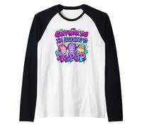 Can't Hear You I'm Listening To K-Pop Animals Divertido Camiseta Manga Raglan