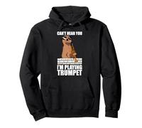 Can't Hear You trompetista Trompeta Trompeta Sudadera con Capucha