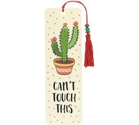 Can't Touch This Beaded Bookmark