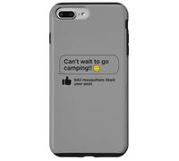 Can't Wait Go Camping Mosquitoes Funny Camper Carcasa para iPhone 7 Plus/8 Plus