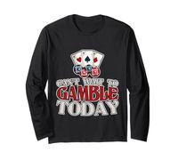 Can't Wait To Gamble Today Ganar la emoción del casino Manga Larga