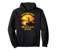 Can't Work Today My Arm is in A Cast Fly Fishing Humor Divertido Sudadera con Capucha