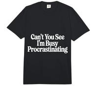 Can't You See I'm Busy Procrastinating Retraso Perezoso |- Comfort Colors Adult Heavyweight T-Shirt