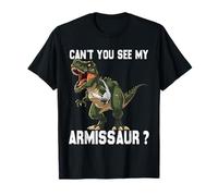 Can't You See My Armissaur Kids Divertido Dinosaurio de Brazo Roto Camiseta