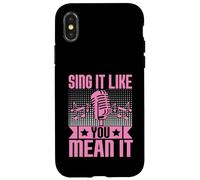 Canta como si Fueras un Karaoke Carcasa para iPhone X/XS