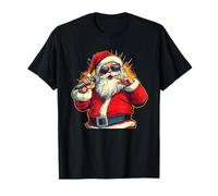 Canta tu corazón con un Divertido Atuendo de Papá Noel Camiseta