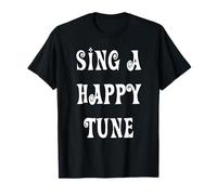 Canta una canción Feliz Cantante Camiseta