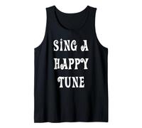 Canta una canción Feliz Cantante Camiseta sin Mangas