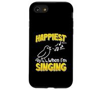 Cantante Amante de la música Divertida Cantante más Feliz Cuando Estoy Cantando Carcasa para iPhone SE (2020) / 7/8