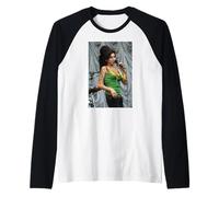 Cantante Amy Winehouse Live Glastonbury 2007 Camiseta Manga Raglan