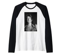 Cantante de AC/DC Bon Scott por Martyn Goddard Camiseta Manga Raglan