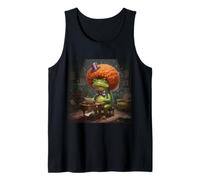 Cantante de Diva Rana Divertida con Peluca y Tiara Meme sarcástico Camiseta sin Mangas