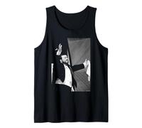 Cantante de ópera Luciano Pavarotti de Michael Grecco Camiseta sin Mangas