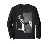 Cantante de ópera Luciano Pavarotti de Michael Grecco Manga Larga