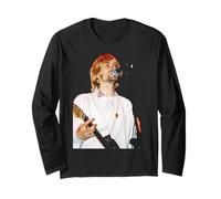 Cantante Elvis Costello Mi Objetivo es Cierto Alison Era Photo 1977 Manga Larga