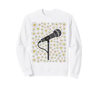 Cantante Floral Flores Músico Primavera Verano Sudadera