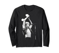 Cantante Iggy Pop Stooges Reading Festival Instinct 1988 Manga Larga