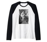 Cantante Johnny Cash I Walk The Line Anillo De Fuego 1959 Camiseta Manga Raglan
