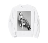 Cantante Kim Wilde Agua En Vidrio Era Foto 1981 Sudadera