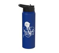Cantante Micrófono Vintage Karaoke Cantar Stainless Steel Insulated Water Bottle