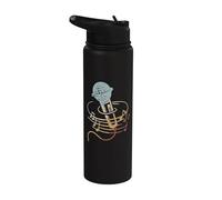 Cantante Micrófono Vintage Karaoke Cantar Stainless Steel Insulated Water Bottle