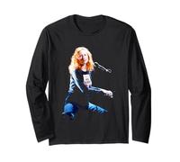 Cantante Tori Amos en el Piano Live Manga Larga