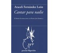 Cantar para nadie