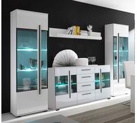 Cantara Pared de Salón Set 4-teilig Blanco Alto Brillo 58776296