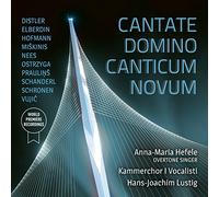 Cantate Domino Canticum Novum : uvres vocales. Hefele, Lustig.