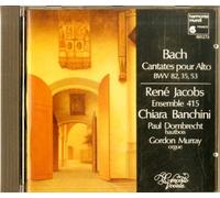 Cantates Pour Alto Bwv 82, 35, 53 [Casete]