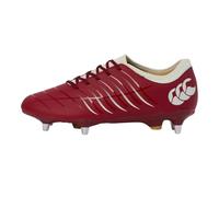 Canterbury Botas de rugby CCC Phoenix 2.0 Team Soft Ground unisex, Dalia Roja, 45.5 EU