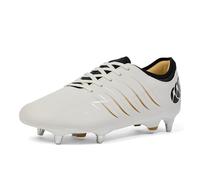 Canterbury Botas de rugby unisex Phoenix 2.0 Team Soft Ground para adultos, color blanco, White, 44 EU