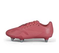 Canterbury Stampede Pro Team Soft Ground Rugby Boots, Botas Suelo Suave, Mars Dust/Orange Crush/Amarillo ámbar, 37 EU