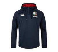 Canterbury British and Irish Lions 1/4 Zip Sudadera con Capucha, Zafiro Oscuro, L para Hombre