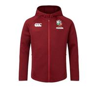 Canterbury British and Irish Lions Everest - Sudadera con Capucha para Hombre, Color Rojo Dahlia, Talla 3XL