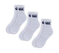 Canterbury Calcetines Medios para Adultos Unisex Packs de 3 (CS2276)